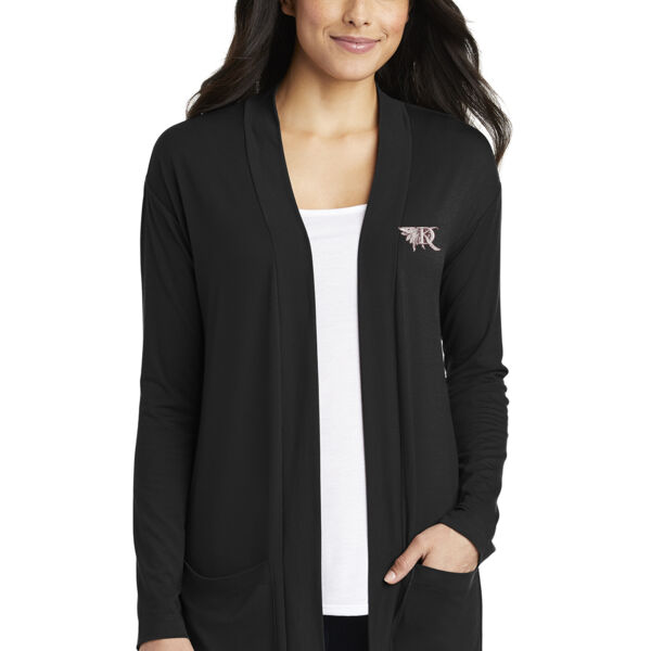 Port Authority ® Women's Concept Long Pocket Cardigan - Embroidered Logo Thumbnail